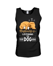 Listen To Your Dog Snoring Unisex Tank tile