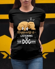Listen To Your Dog Snoring Ladies T-Shirt apparel-ladies-t-shirt-lifestyle-04
