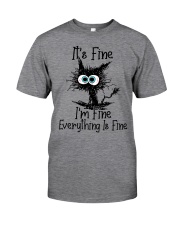 It's Fine I'm Fine Everything Is Fine Classic T-Shirt tile