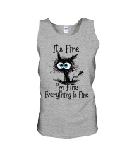It's Fine I'm Fine Everything Is Fine Unisex Tank tile