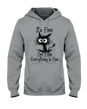 It's Fine I'm Fine Everything Is Fine Hooded Sweatshirt tile