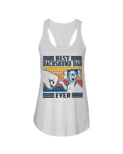Best Dachshund Dad Ever Ladies Flowy Tank tile