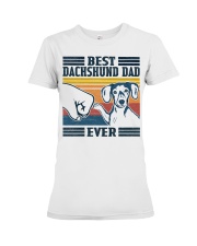 Best Dachshund Dad Ever Premium Fit Ladies Tee tile
