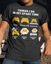 Things I Do In My Spare Time Classic T-Shirt apparel-classic-tshirt-lifestyle-28