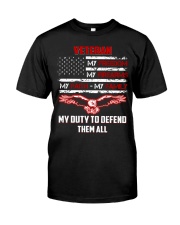 My Duty To Defend Them All Veteran Classic T-Shirt tile