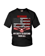 My Duty To Defend Them All Veteran Youth T-Shirt tile