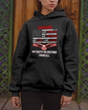 My Duty To Defend Them All Veteran Hooded Sweatshirt apparel-hooded-sweatshirt-lifestyle-front-03