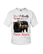 Yes I Really Do Need All These Bears Youth T-Shirt tile