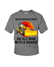 Never Underestimate An Old Man With A Grader Youth T-Shirt tile