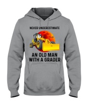Never Underestimate An Old Man With A Grader Hooded Sweatshirt tile