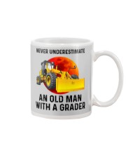 Never Underestimate An Old Man With A Grader Mug tile