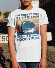 I'm Pretty Sure My Birth Stone Is Hockey Puck Classic T-Shirt apparel-classic-tshirt-lifestyle-29