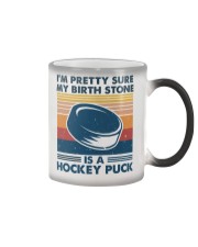 I'm Pretty Sure My Birth Stone Is Hockey Puck Color Changing Mug tile