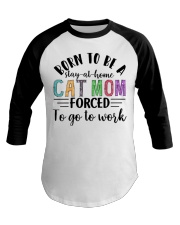 Cat Mom Baseball Tee tile