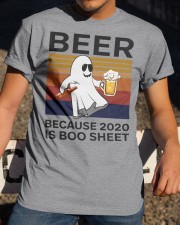 Beer - Because 2020 Is Boo Sheet Classic T-Shirt apparel-classic-tshirt-lifestyle-28