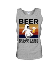 Beer - Because 2020 Is Boo Sheet Unisex Tank tile