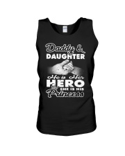 Dad Is Her Hero Unisex Tank tile