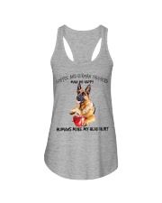Coffee And German Shepherd Make Me Happy Ladies Flowy Tank tile
