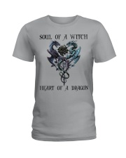 Soul Of A Witch - Heart Of A Dragon Ladies T-Shirt front