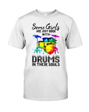 Some Girl Are Just Born With Drums In Their Souls Premium Fit Mens Tee tile