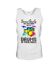 Some Girl Are Just Born With Drums In Their Souls Unisex Tank tile
