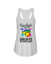Some Girl Are Just Born With Drums In Their Souls Ladies Flowy Tank tile