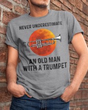 Never Underestimate An Old Man With A Trumpet Classic T-Shirt apparel-classic-tshirt-lifestyle-26