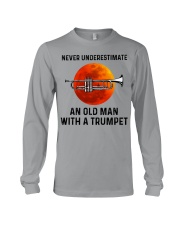 Never Underestimate An Old Man With A Trumpet Long Sleeve Tee tile