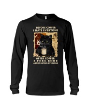 After Coffee - I Feel Good About Hating Everyone Long Sleeve Tee tile