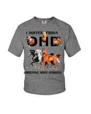 I Suffer From OHD - Obsessive Horse Disorder Youth T-Shirt tile