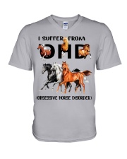 I Suffer From OHD - Obsessive Horse Disorder V-Neck T-Shirt tile