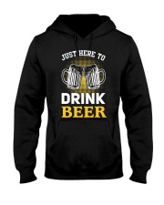 Just Here To Drink Beer Hooded Sweatshirt tile