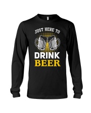 Just Here To Drink Beer Long Sleeve Tee tile