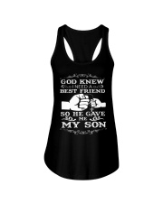 He Gave Me My Son Ladies Flowy Tank tile