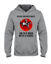 Never Underestimate An Old Man With An Horse Hooded Sweatshirt tile