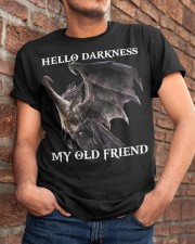 Hello Darkness My Old Friend Classic T-Shirt apparel-classic-tshirt-lifestyle-26