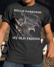 Hello Darkness My Old Friend Classic T-Shirt apparel-classic-tshirt-lifestyle-28