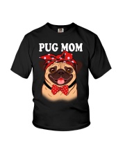 Pug Mom Youth T-Shirt tile