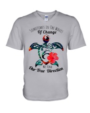 We Find Our True Direction V-Neck T-Shirt tile