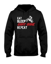 Eat Sleep Dirt Bike Repeat Hooded Sweatshirt tile