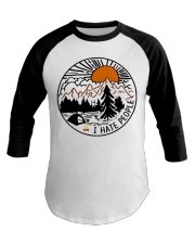 I Hate People Baseball Tee tile