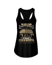 Being A Grandpa Veteran Ladies Flowy Tank tile
