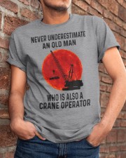 An Old Man Who Is Also A Crane Operator Classic T-Shirt apparel-classic-tshirt-lifestyle-26
