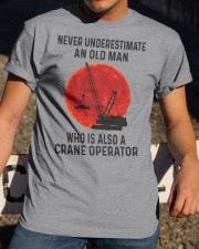 An Old Man Who Is Also A Crane Operator Classic T-Shirt apparel-classic-tshirt-lifestyle-28