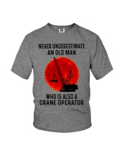 An Old Man Who Is Also A Crane Operator Youth T-Shirt tile