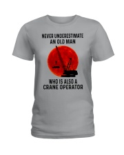 An Old Man Who Is Also A Crane Operator Ladies T-Shirt tile