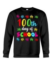 100th Day Of School Design Crewneck Sweatshirt tile