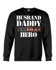 Husband Daddy Veteran Hero Crewneck Sweatshirt tile