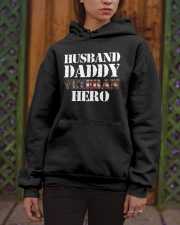Husband Daddy Veteran Hero Hooded Sweatshirt apparel-hooded-sweatshirt-lifestyle-front-03