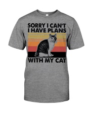 Sorry I Can't - I Have Plans With My Cat Premium Fit Mens Tee tile